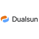 Logo de Dualsun, fabricant français de panneaux solaires et panneaux hybrides.