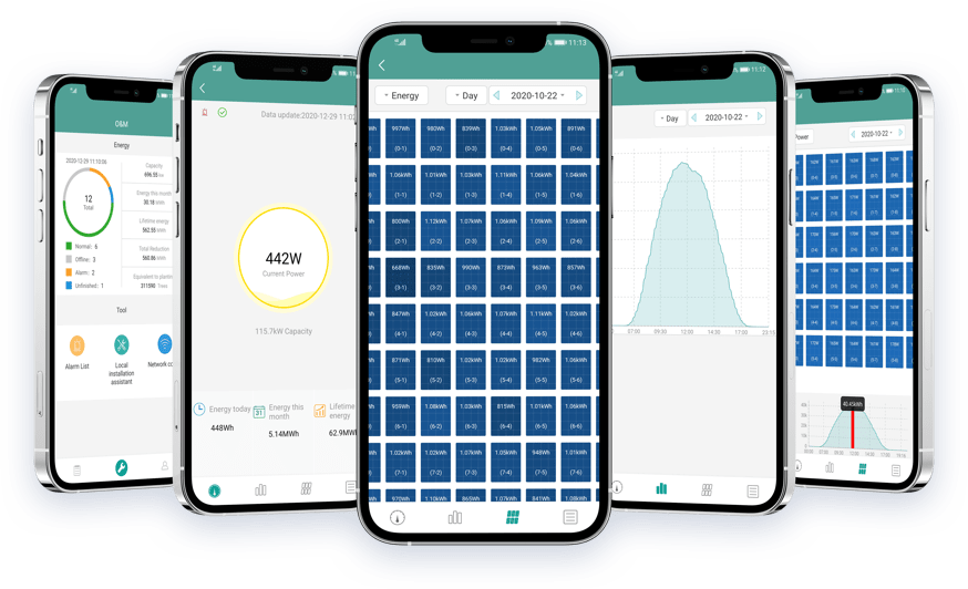 Application S-Miles de Hoymiles pour le suivi des panneaux solaires avec micro-onduleurs.